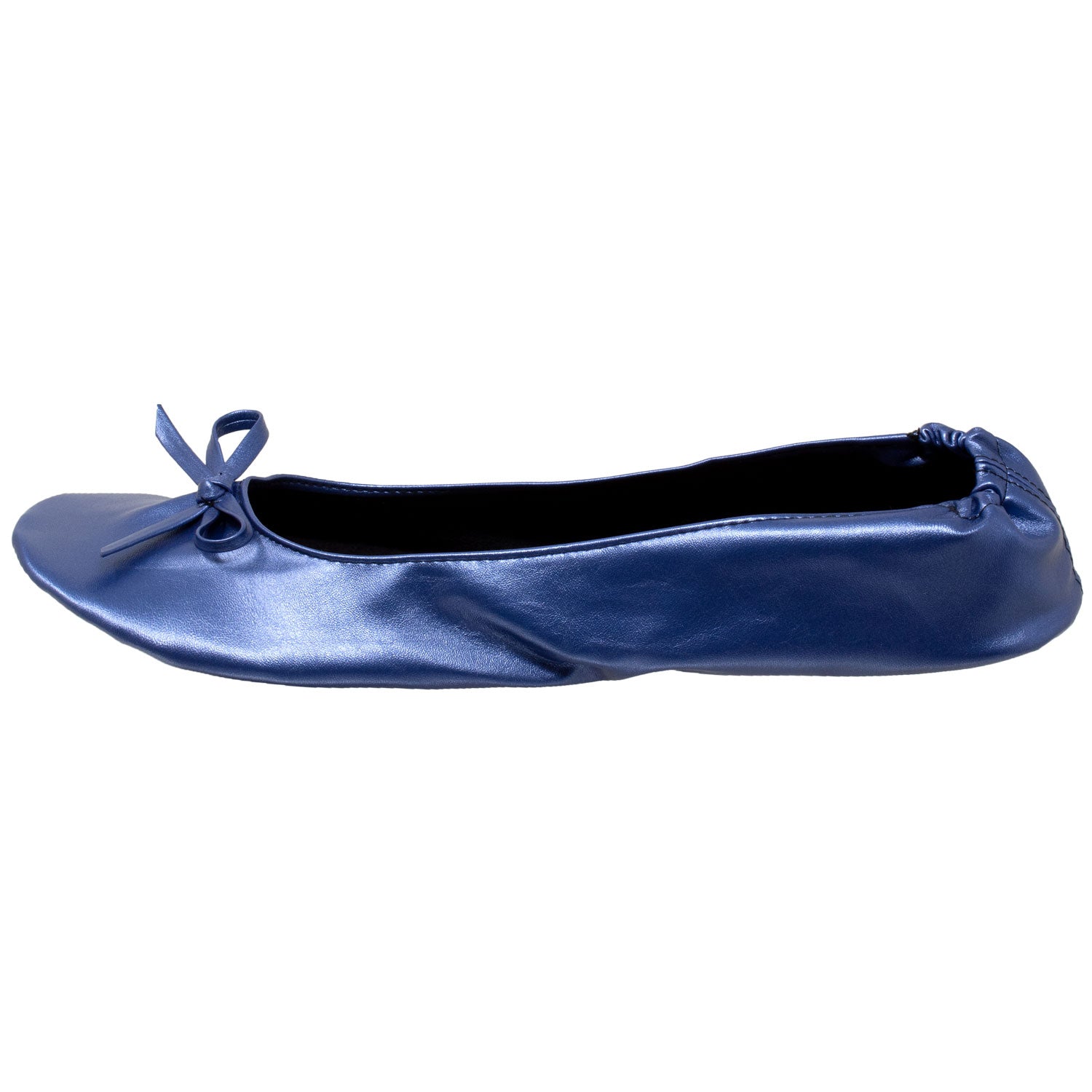 SOBEYO Foldable Ballet Flats Women s Travel Portable Comfortable Shoes Navy PU S6 7