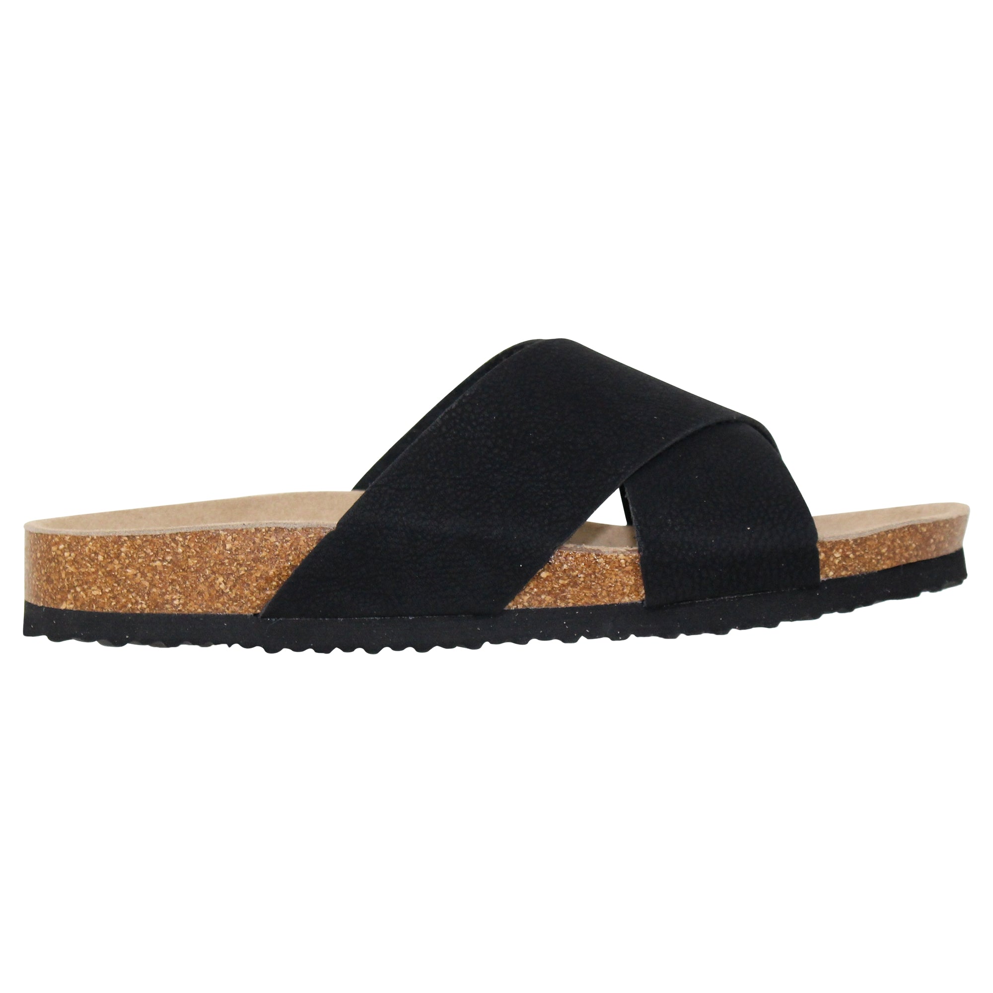 Montel Cross Strap Slide Sandal Men's Casual Shoes | Stacyadams.com